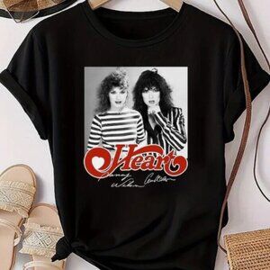 Vintage 70s Rock Sisters Portrait Tee - Retro Aesthetic B&W Photo Graphic Shirt